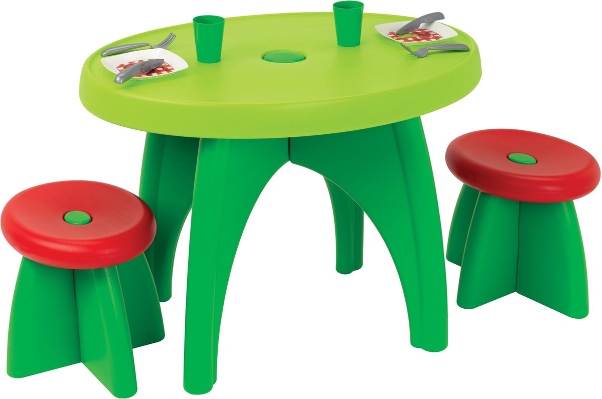 Ecoiffier Tuintafel met Accessoires, 11dlg.