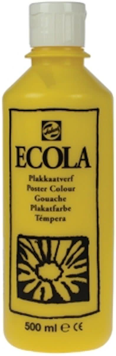 Plakkaatverf   flacon van 500 ml, geel