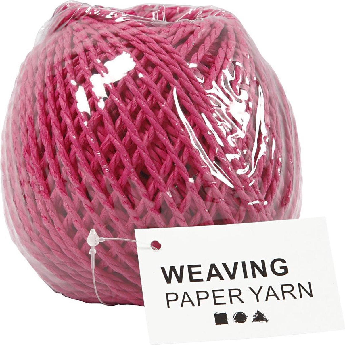 Papiergaren Pink 2.5 - 3 mm dik - 150 gram