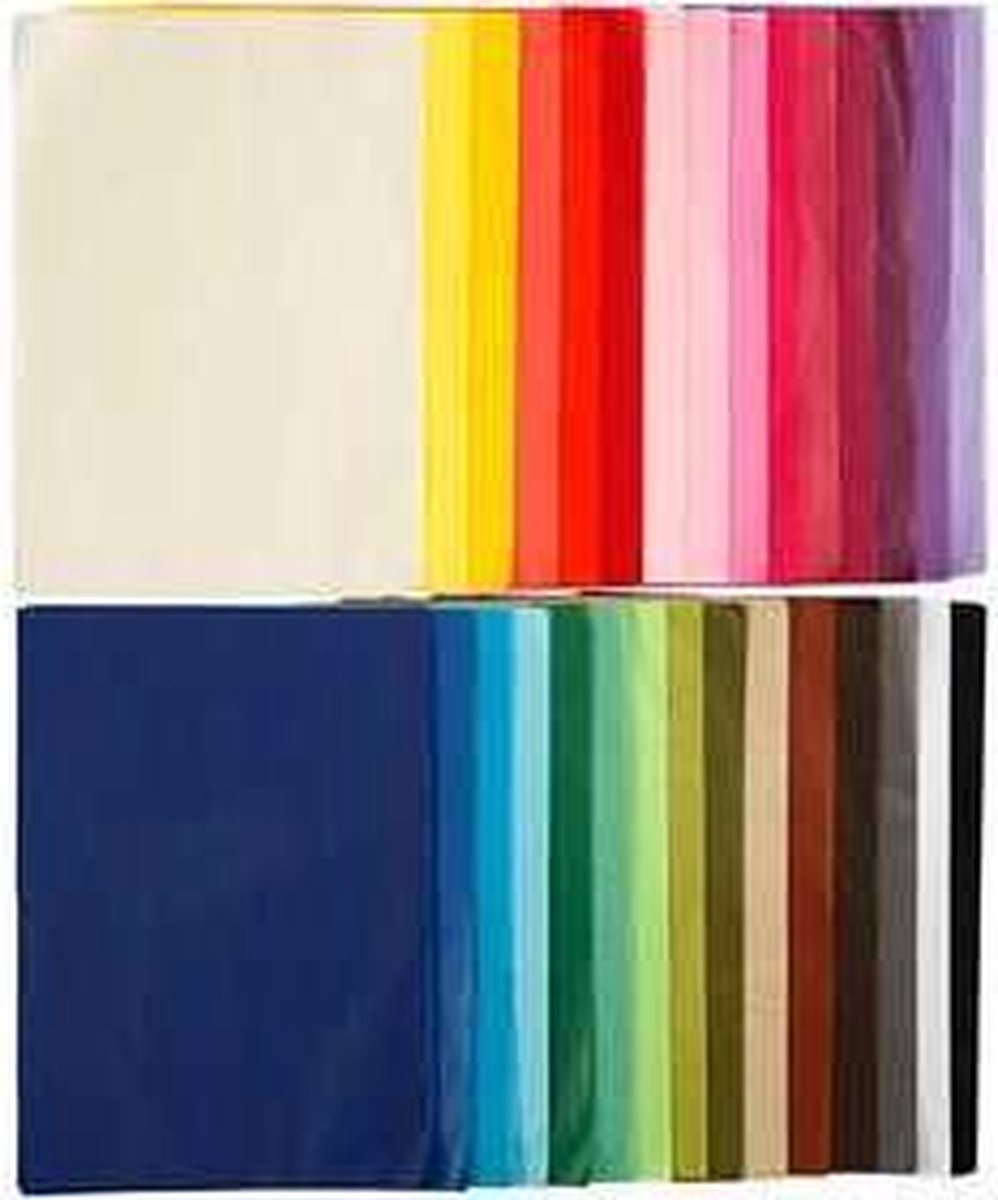 Tissuepapier. A4. 210x297 mm. 14 gr. 30x10 vel/ 1 doos