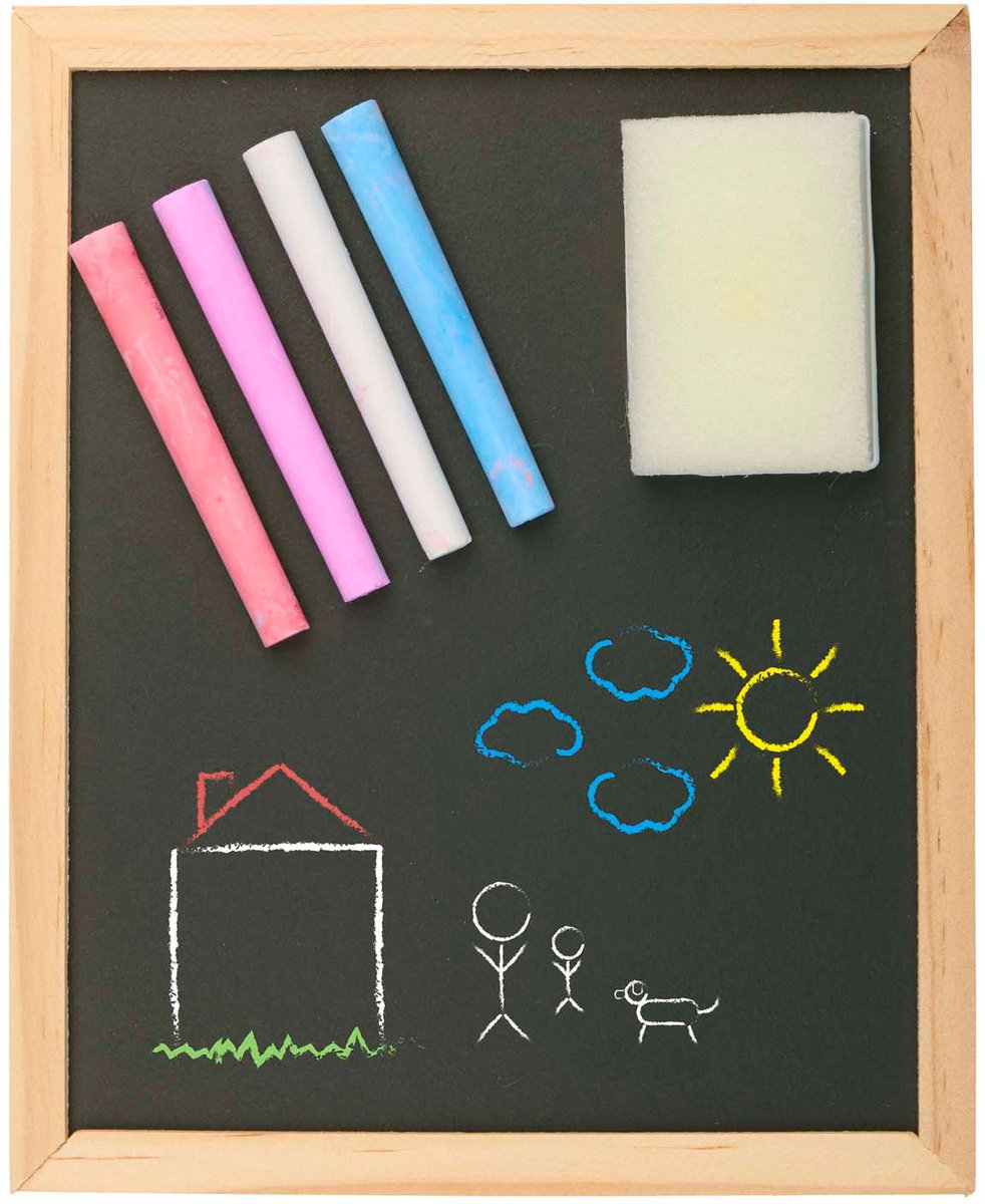Krijtbord Set, 6dlg.