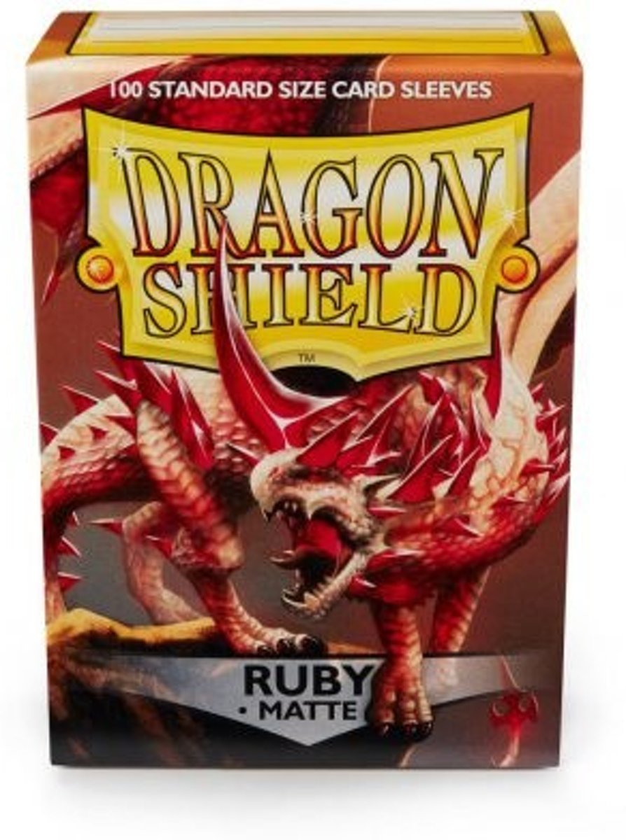 TCG Sleeves - Dragon Shield - Ruby Matte Standard Size