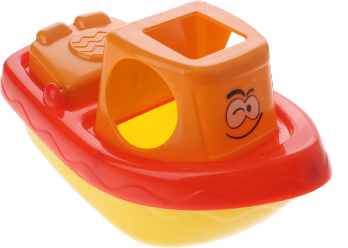 Eddy Toys Badspeelgoed Boot Oranje/rood 22 Cm