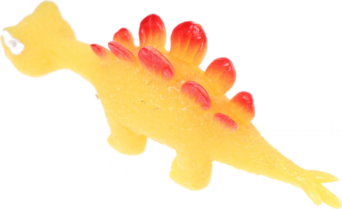 Eddy Toys Dinosaurus Stegosaurus Katapult Geel 10 Cm