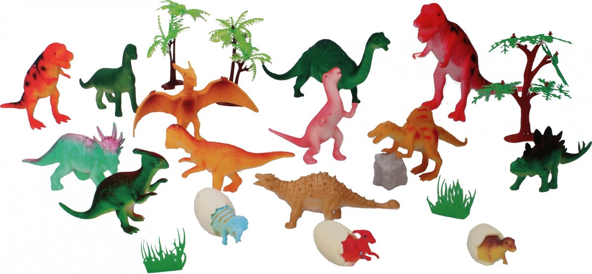 Eddy Toys Dinosaurusset 21-delig