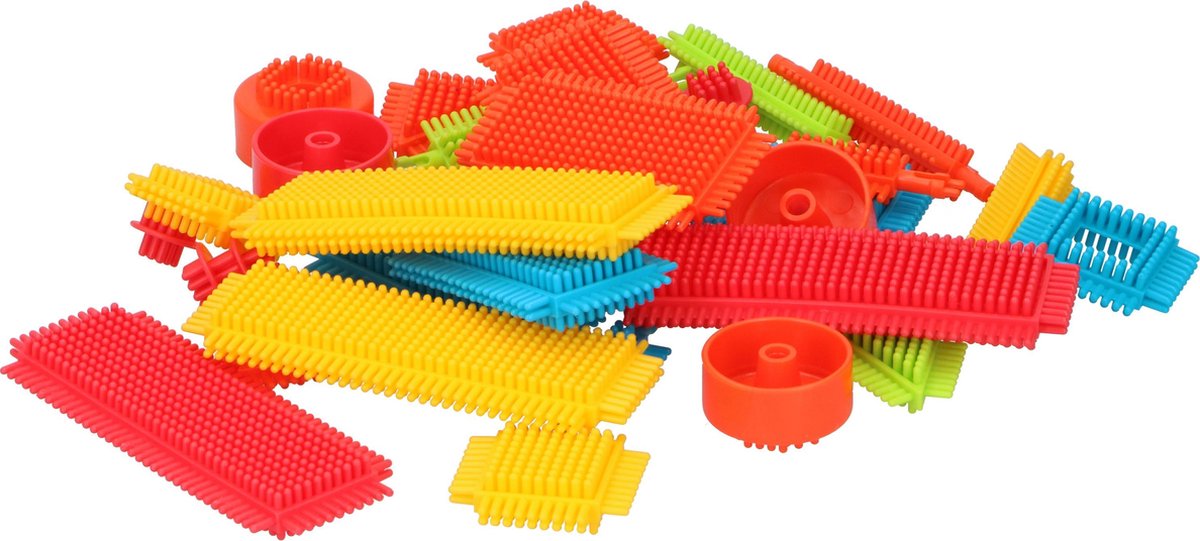   Egelblokken - 36 Stuks - Bristle Blocks - Nopper - Vanaf 3 Jaar