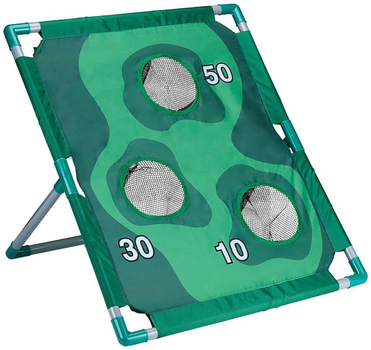   Golf Speelgoed 2-in-1 – Minigolf en Werpspel voor Kinderen – Golfset met Clubs, Ballen en Bean Bags – Spellenset voor Buiten Spelen in Tuin of Vakantie