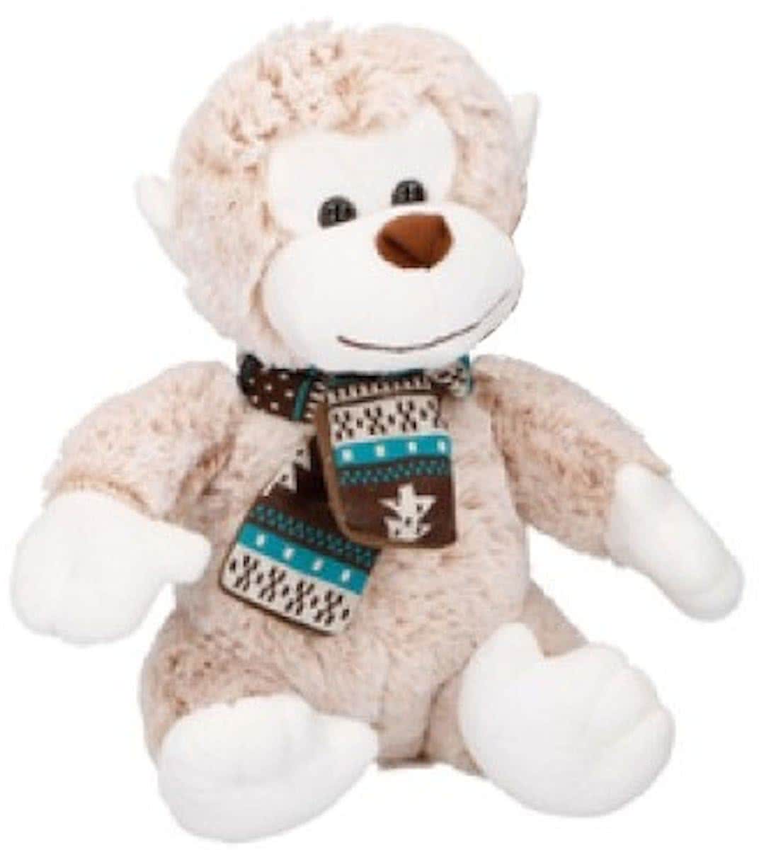 Eddy Toys Knuffel Aap Beige 32 Cm