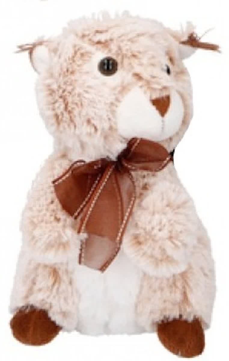 Eddy Toys Knuffel Eekhoorn Beige 19 Cm