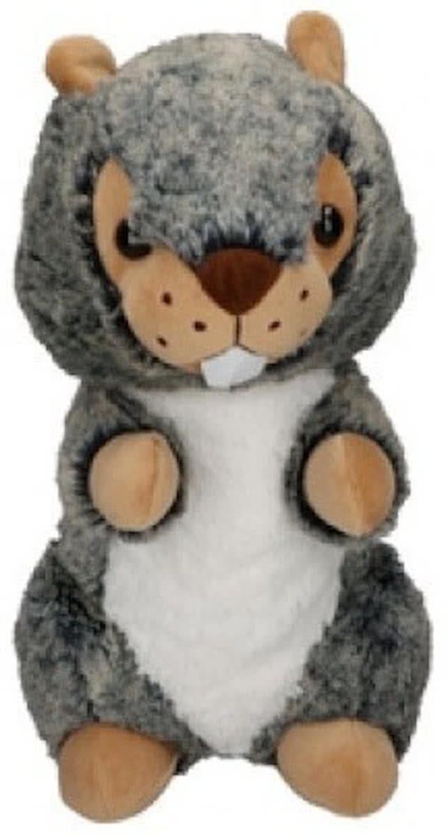 Eddy Toys Knuffel Otter Grijs/groen 19 Cm