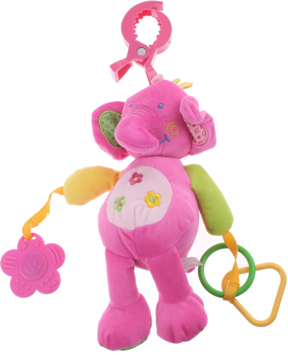 Eddy Toys Knuffel Pluche Olifant 24 Cm