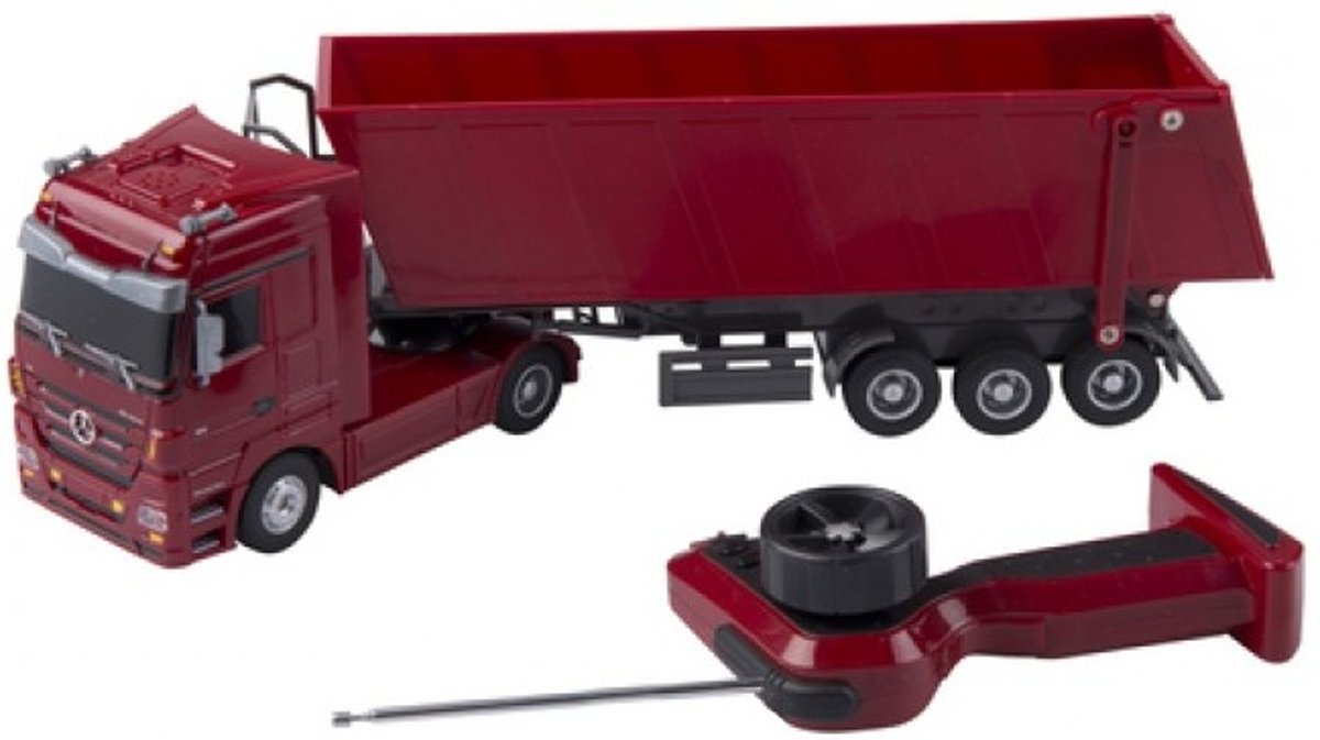 Eddy Toys Mercedes-benz Rc Vrachtwagen 1:32 Rood