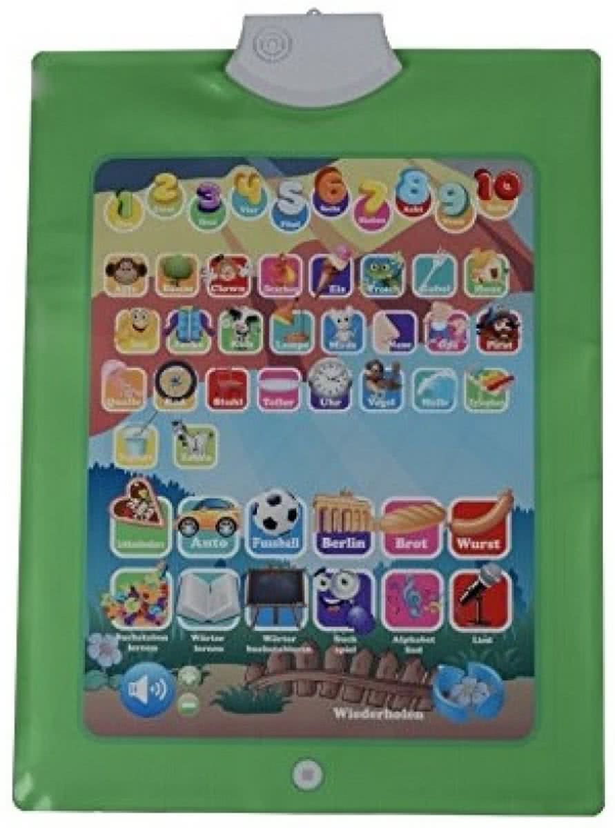 Eddy Toys Oefenkaart Duitse Woorden 58 X 42 Cm