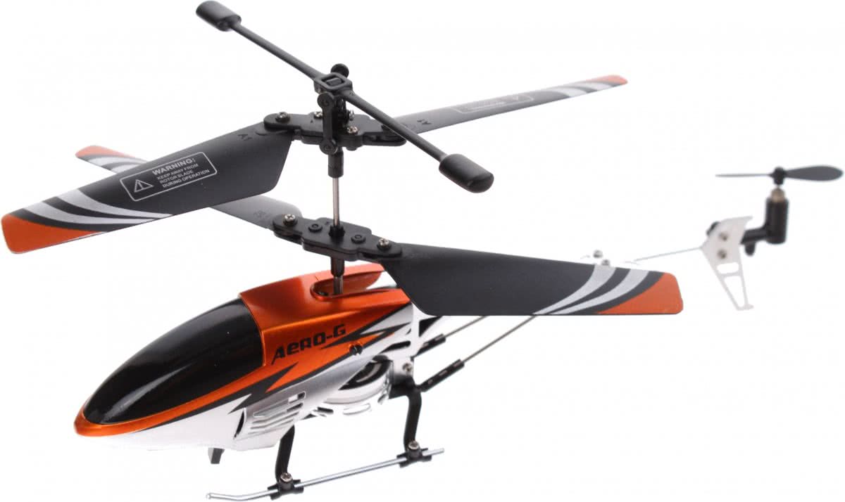 Eddy Toys Rc Helikopter Oranje Kunststof 17,5 Cm