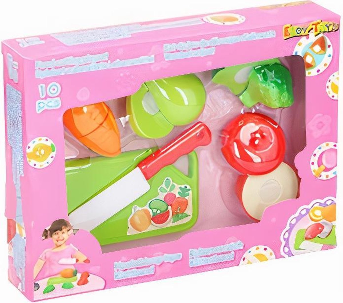 Eddy Toys Speelgoedfruit Junior 20 X 5 X 27 Cm 6-delig