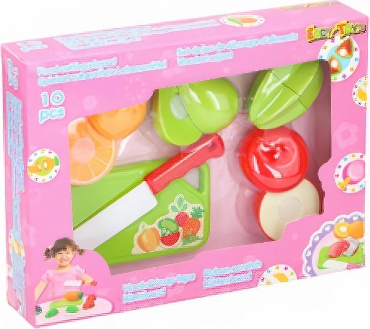 Eddy Toys Speelgoedfruit Sinaasappel Junior 20 X 5 X 27 Cm 6-delig