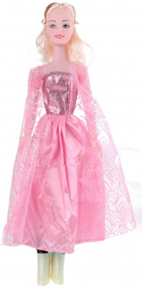 Eddy Toys Tienerpop Prinses Roze/blond 45 Cm