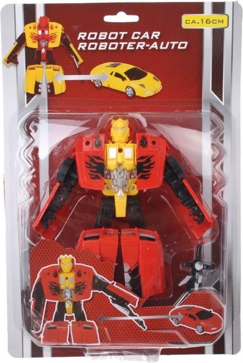 Eddy Toys Transformers: Robotcar Rood