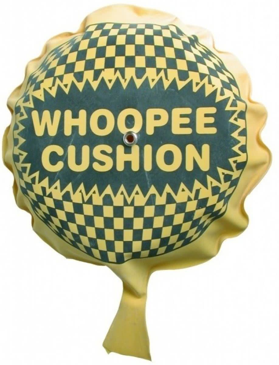 Eddy Toys Whoopee scheetkussen 10 cm geel