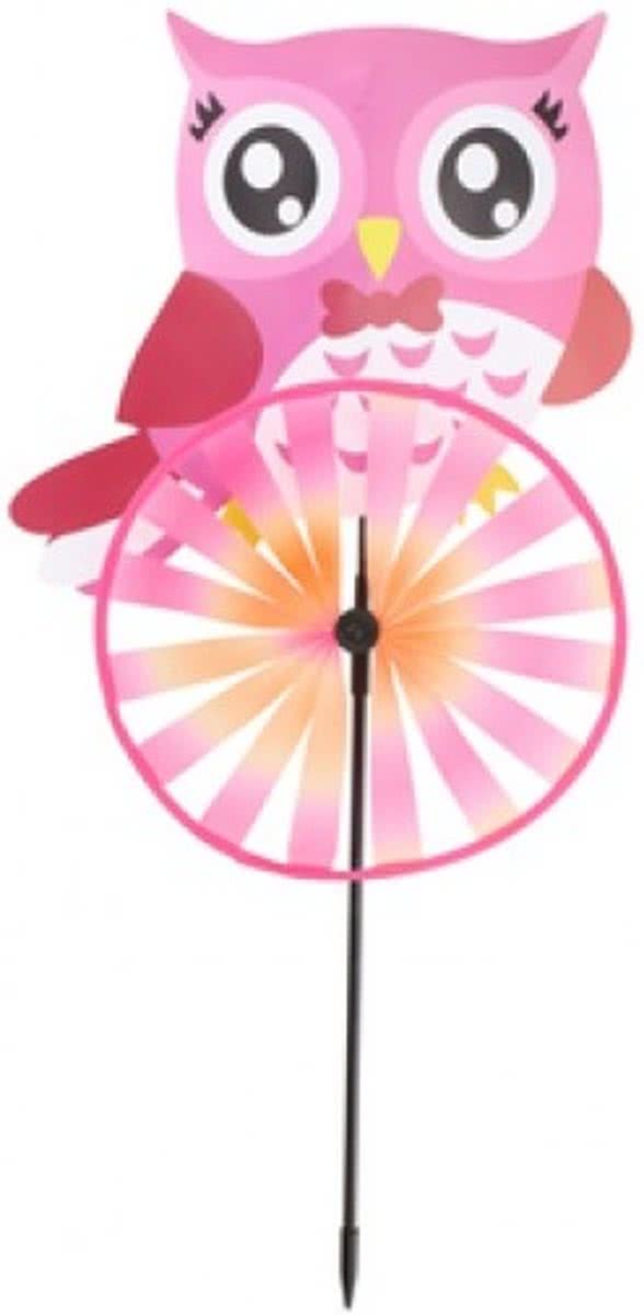 Eddy Toys Windmolen Uil 60 Cm Roze