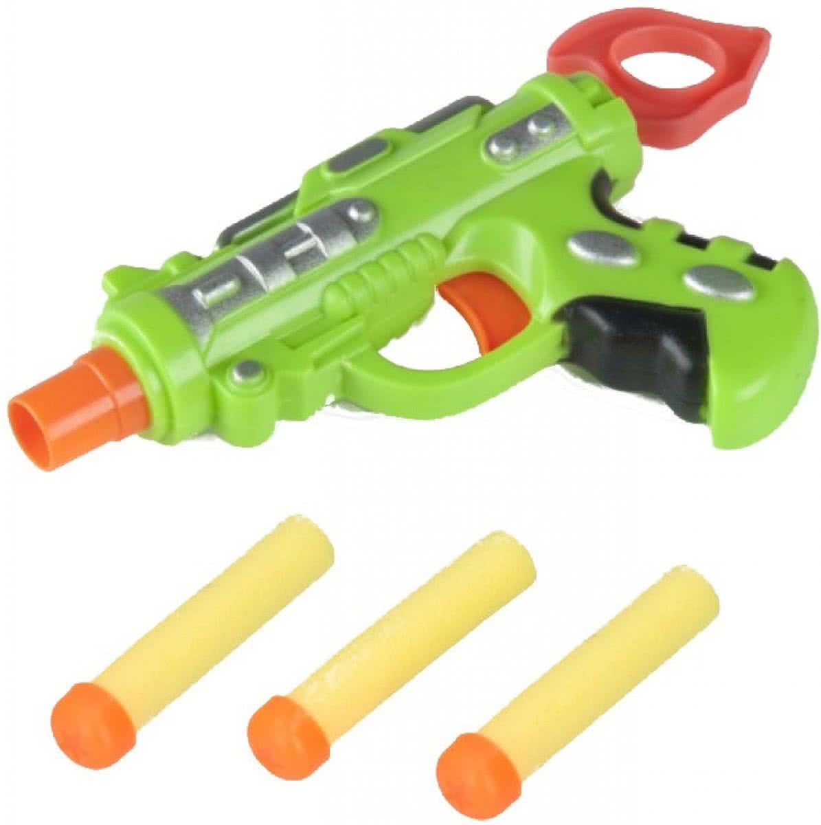 Eddy Toys pistool groen 16 cm