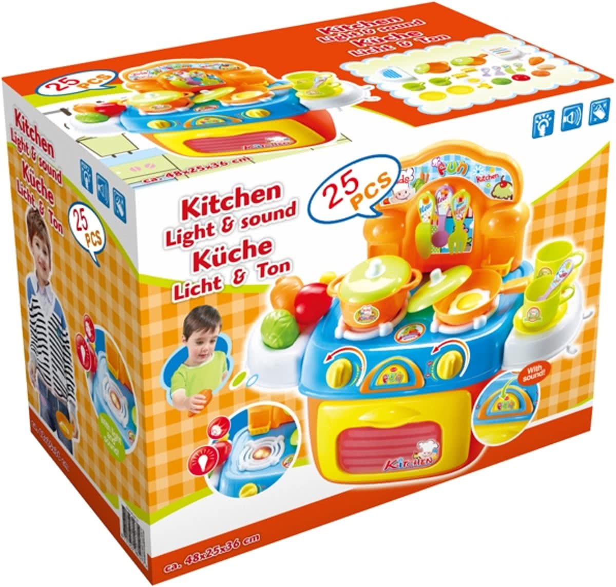 Keuken licht&geluid 25pcs PP