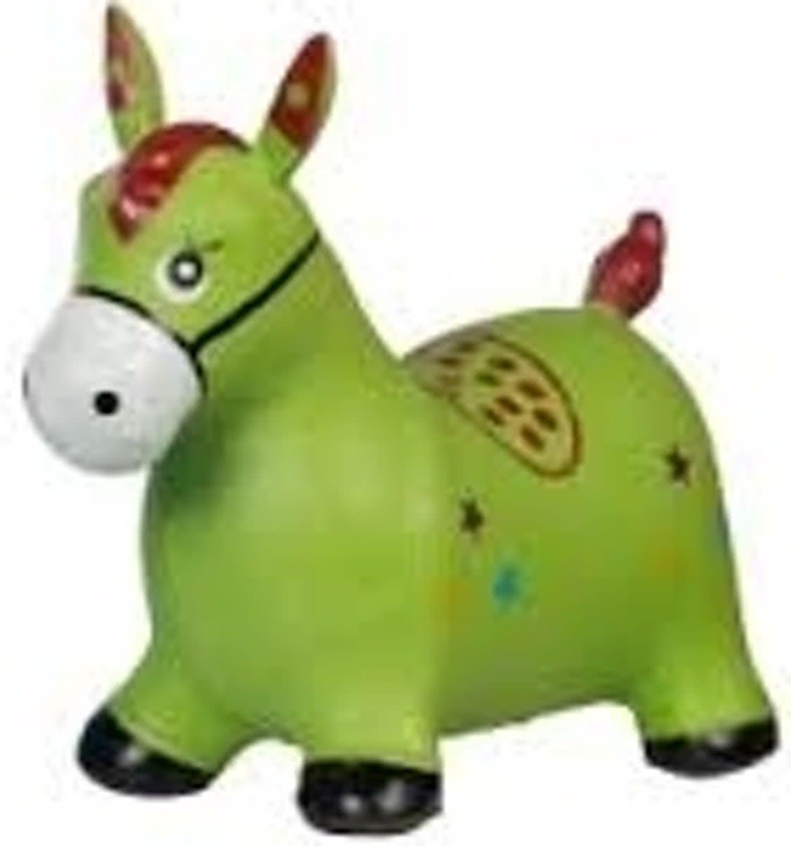 Skippy paard groen Eddy Toys 49x43x28 cm