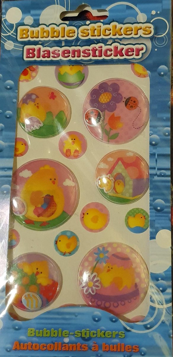 Stickers - Bubbles - Set á 18 stuks - 6 verschillende soorten