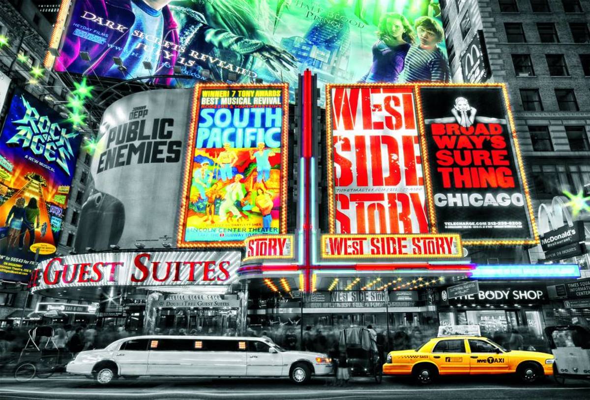 Educa De theaters van New York - 4000 stukjes