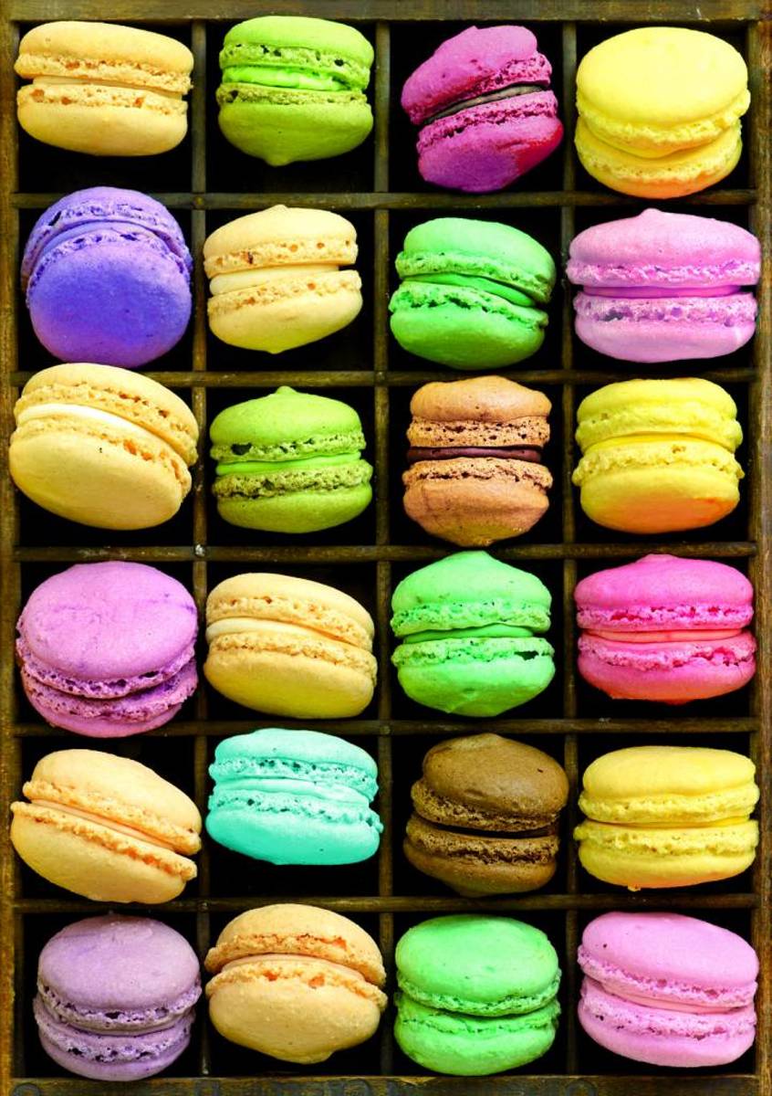 Educa Kleurrijke macarons - 1000 stukjes