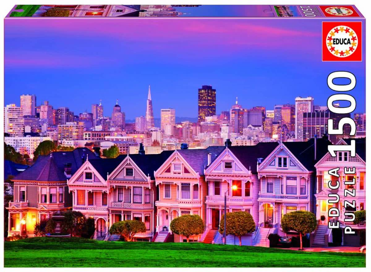 Educa Painted Ladies in San Francisco - 1500 stukjes