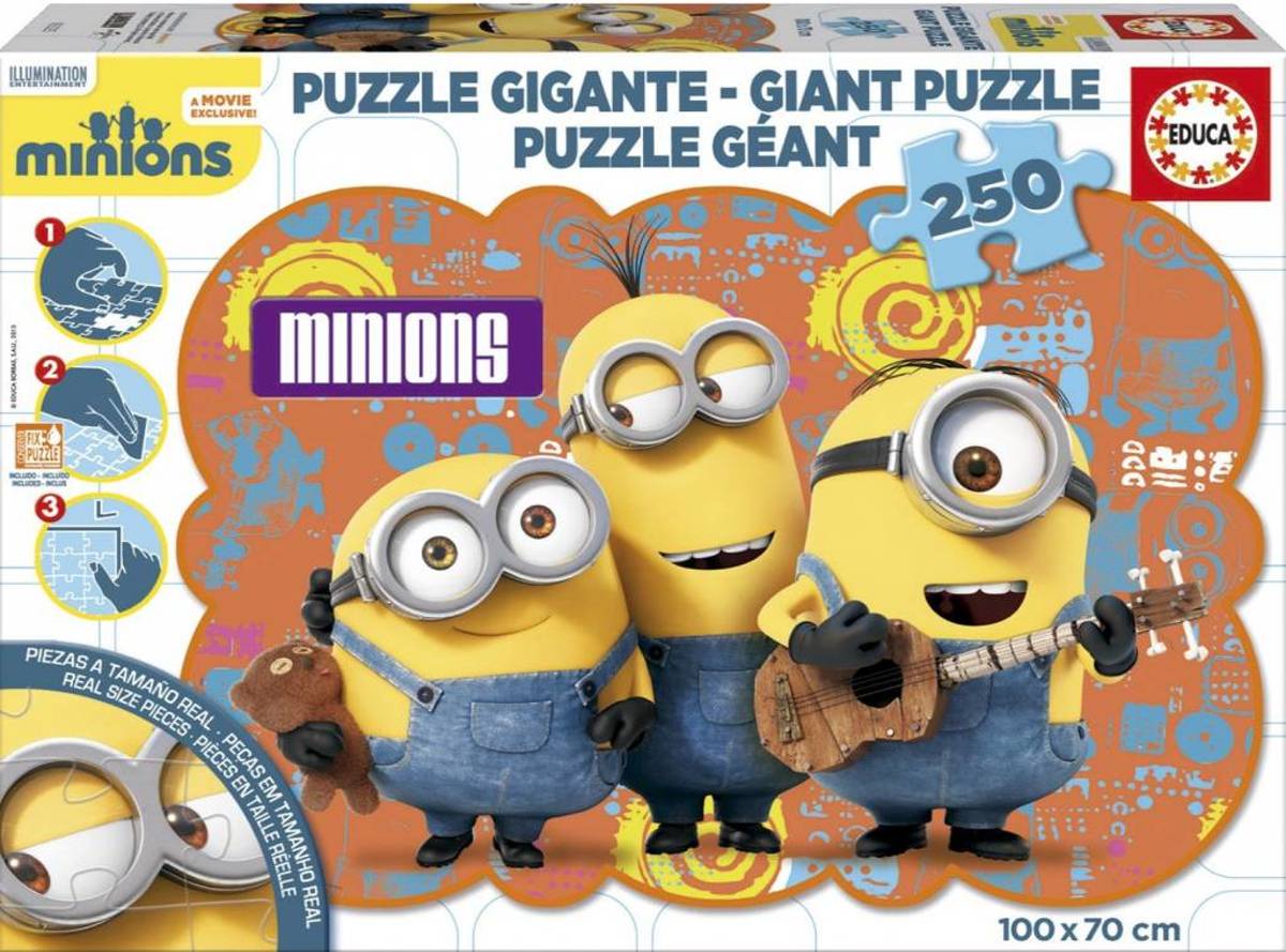 Educa Unieke puzzelposter van je Minionvriendjes - 250 stukjes