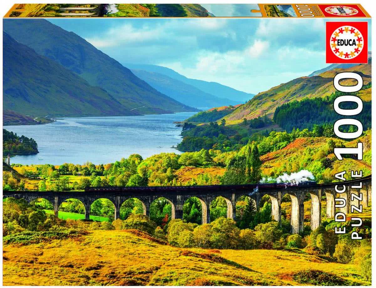 Educa Viaduct van Glenfinnan- Schotland - 1000 stukjes