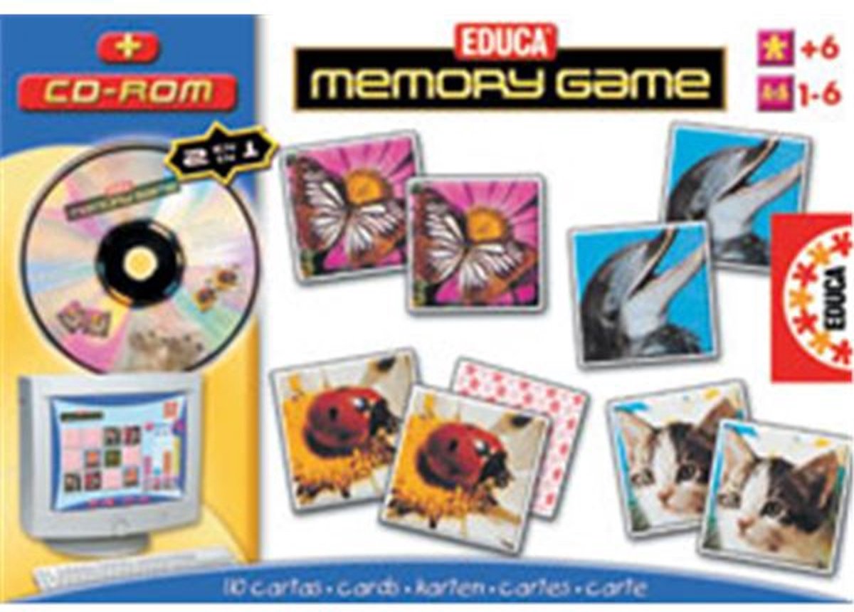 Educa memory game + CD-Rom 110 kaartjes