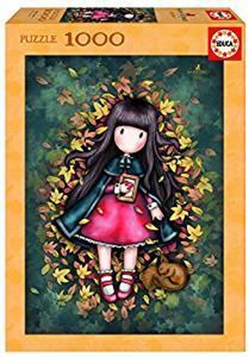 Educa puzzel - Santoro London Gorjuss - Autumn Leaves - 1000 stukjes