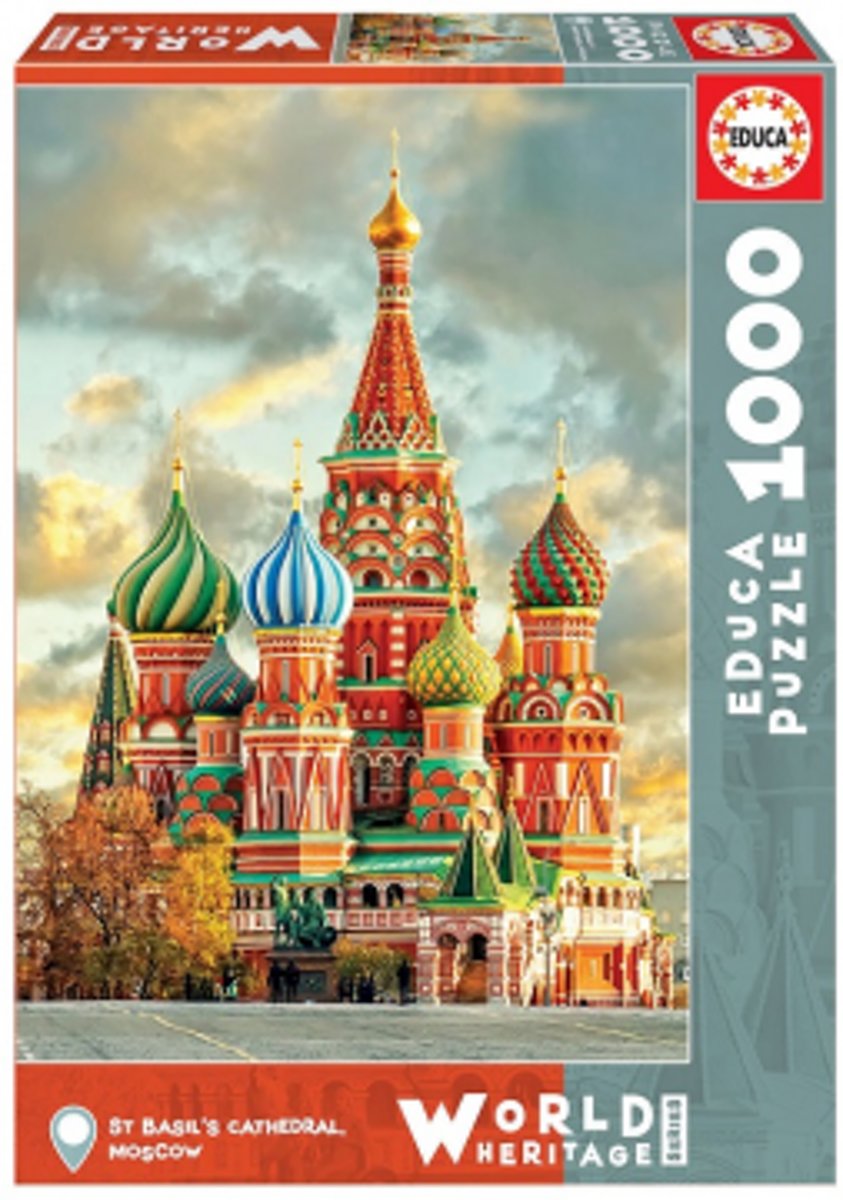 Educa puzzel - St Basil´s Cathedral, Moscow - 1000 stukjes