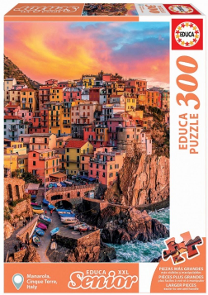 Educa puzzel senior 300st XXL - Cinque Terre Italie