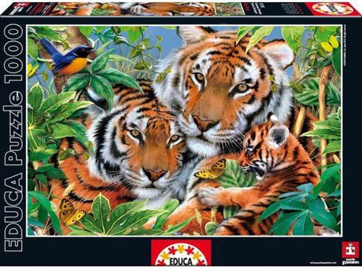 Legpuzzel - 1000 Stukjes - Wild Tenderness - Educa Puzzel