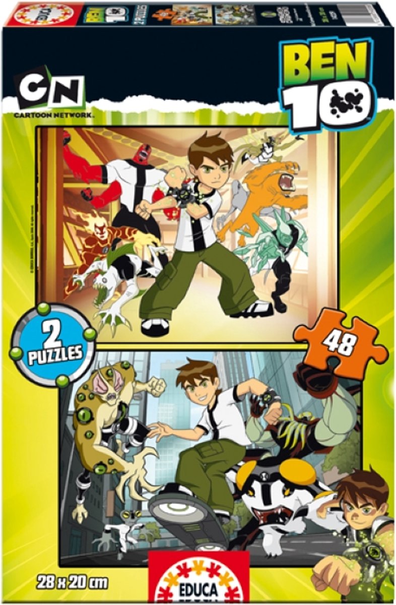 Legpuzzel - 2 x 48 stukjes - Ben 10 - Educa puzzel