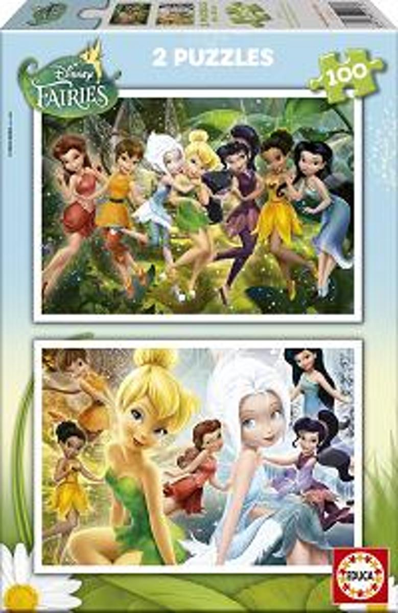 Legpuzzel - 2x 100 stukjes -Disney, Fairies -Educa Puzzel