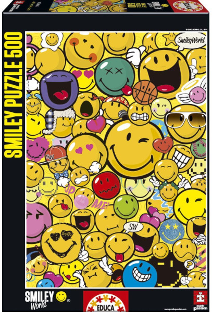 Legpuzzel - 500 stukjes - Smiley - Educa Puzzel