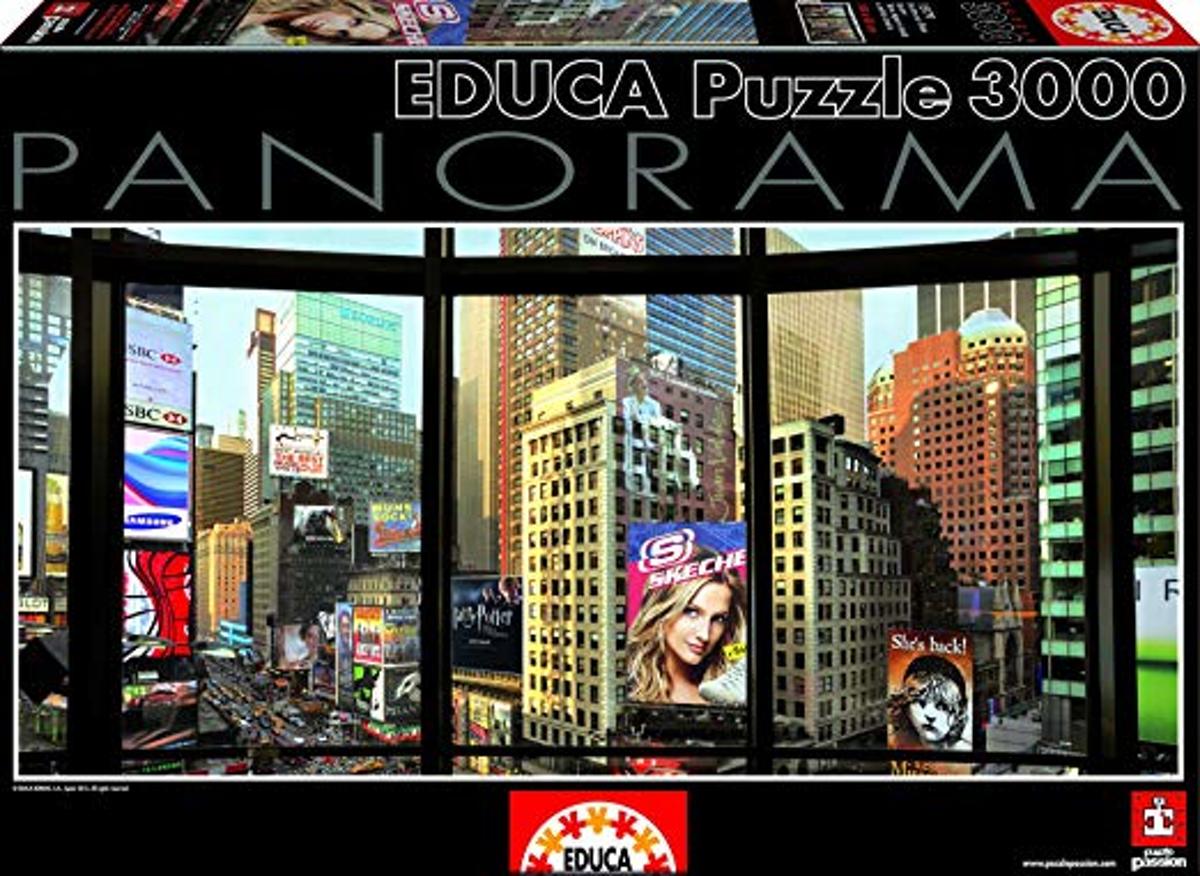 Panorama Legpuzzel - 3000 stukjes - Times Square, New York - Educa Puzzel