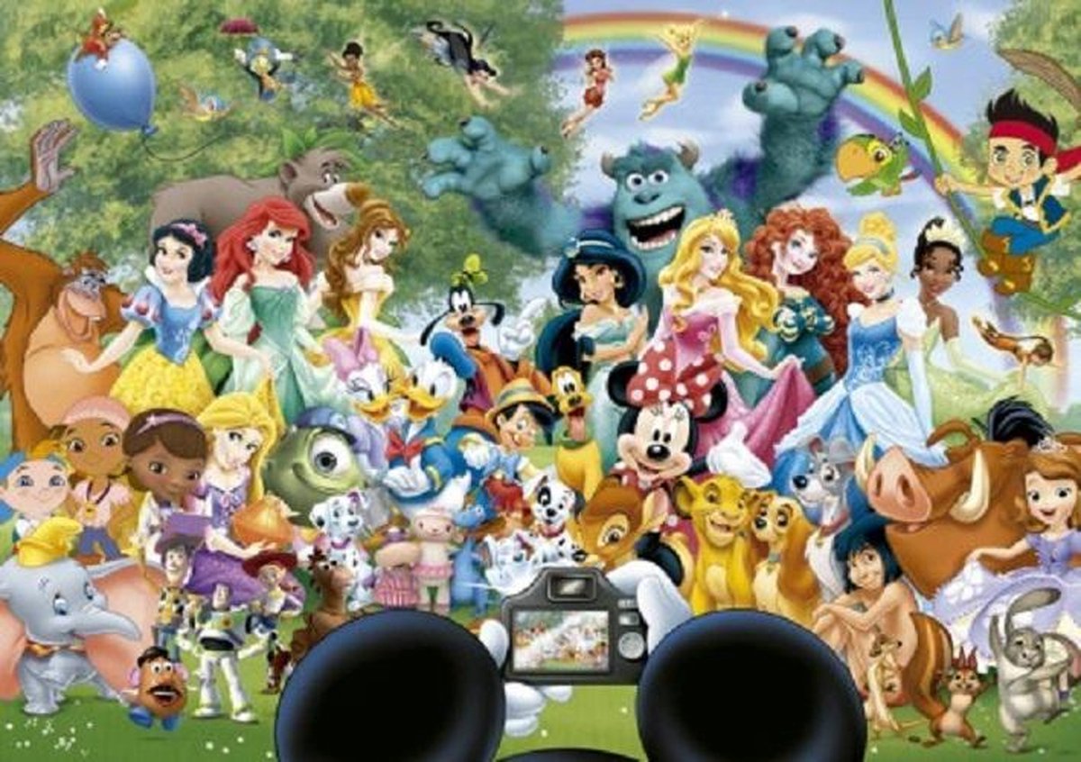 Puzzel 1000 stukjes - The Marvellous World of Disney II