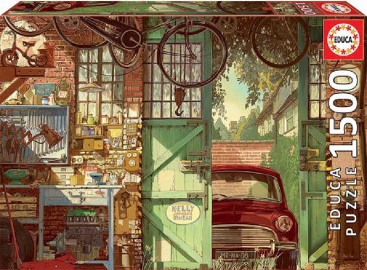 Puzzel 1500 stukjes - Old Garage, Arly Jones