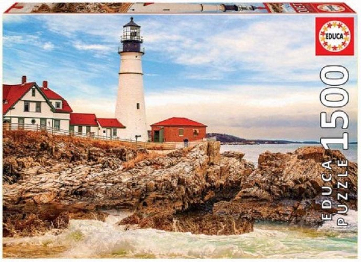 Puzzel 1500 stukjes - Rocky Lighthouse