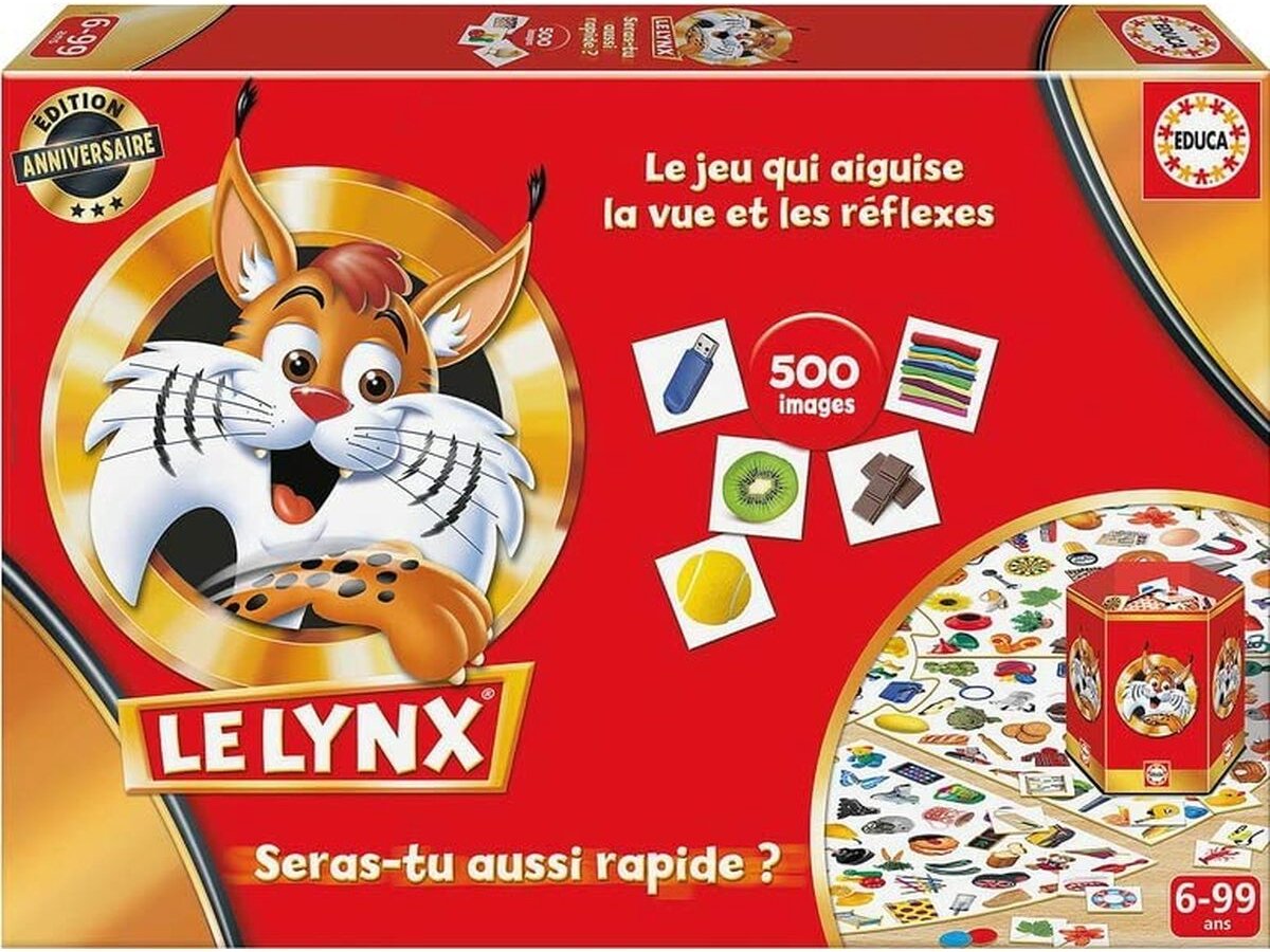 The Lynx 500 Images SPE - Board Game - Educa