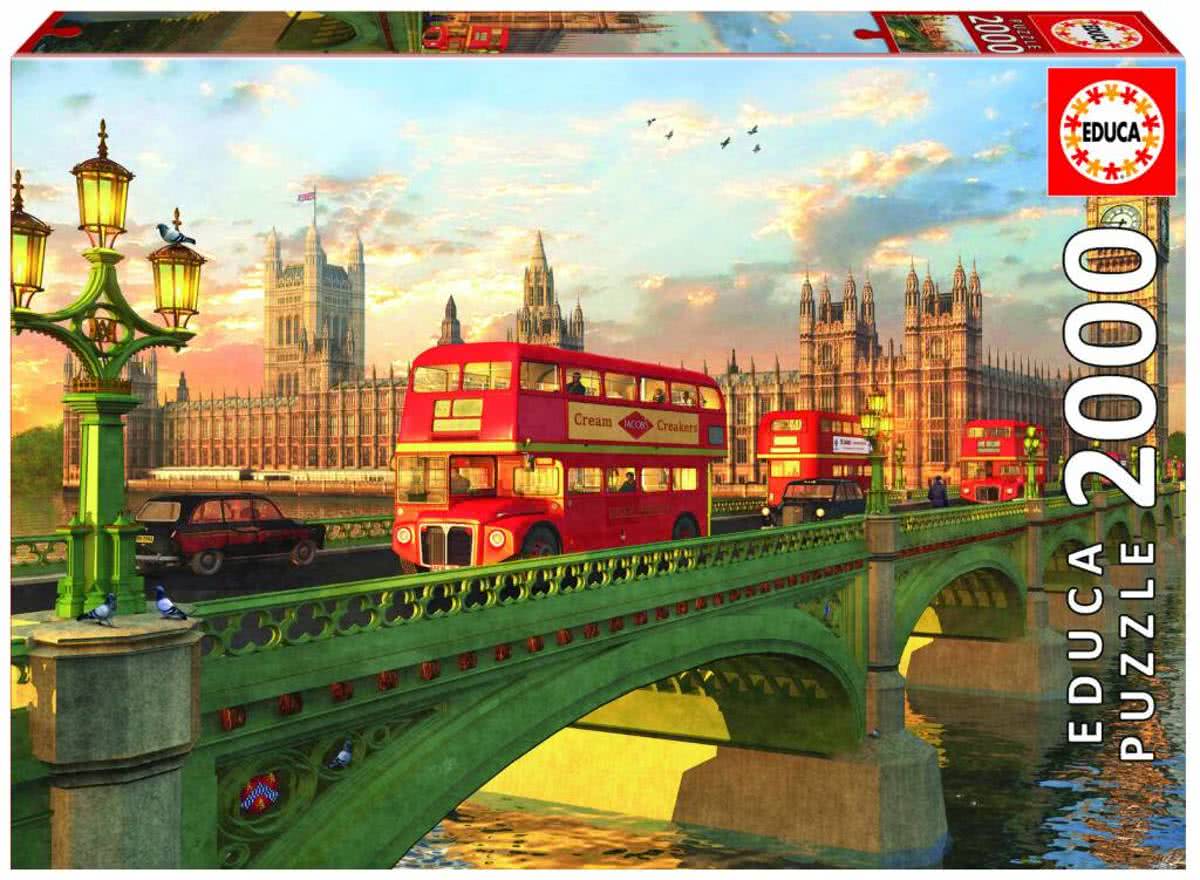 Westminster Bridge in London - puzzel 2000 stukjes