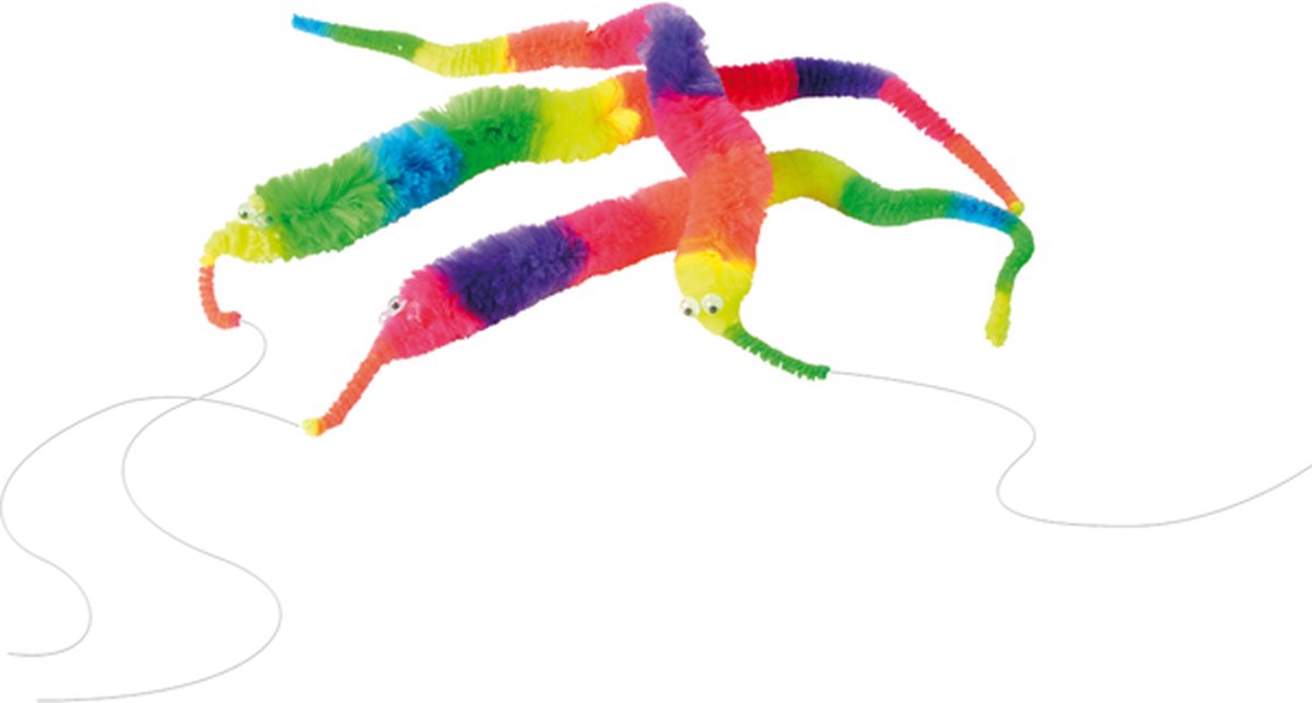   magische worm speelgoed set - 12 stuks kleurrijk speelgoed.