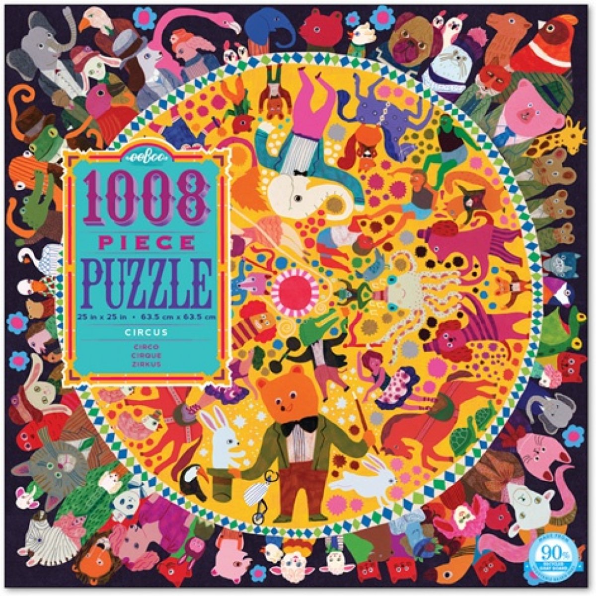 Eeboo Puzzel Familie: circus 1008 stukjes