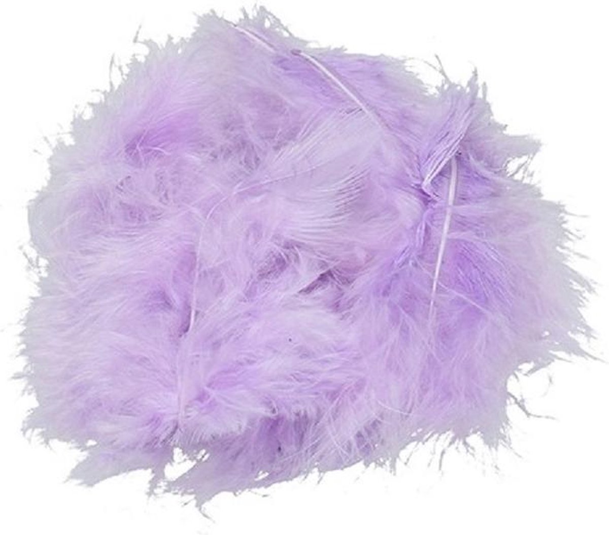 Lila Marabou Veren - 10-12cm Hoog - 20 Stuks